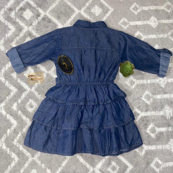NWT Baby Phat Little Girl Jean Dress - Picture 4 of 7